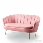 2 Seater Velvet Sofa Pink/Blue - 2 seater velvet sofa pink - 1    - Leona Party and Home