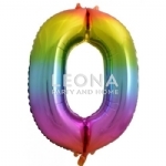 FOIL BALLOON 86CM LETTER RAINBOW - foil balloon 86cm letter rainbow - 2    - Leona Party and Home