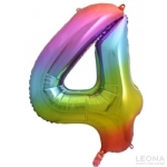 FOIL BALLOON 86CM LETTER RAINBOW - foil balloon 86cm letter rainbow - 8    - Leona Party and Home