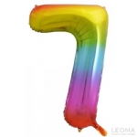 FOIL BALLOON 86CM LETTER RAINBOW - foil balloon 86cm letter rainbow - 9    - Leona Party and Home